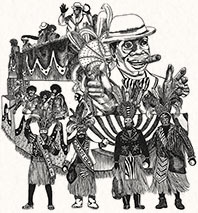 King Zulu and Black Mardi Gras Parody Parade