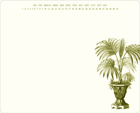 Palm Urn Mousepad Notepad {Pre-Order} Available August 25th