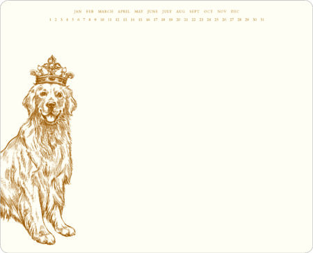 Royal Golden Mousepad Notepad