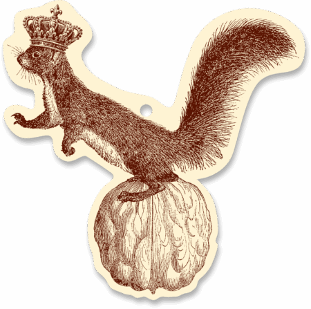 Royal Squirrel Ornament {Pre-Order} Available November 4th